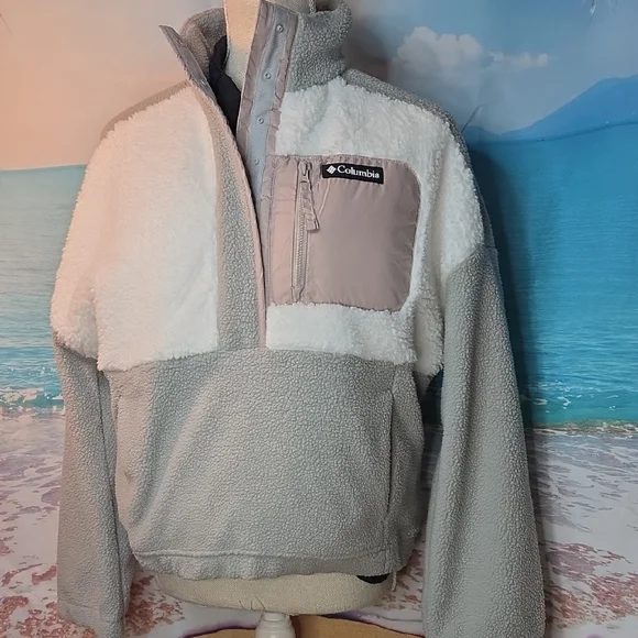 Columbia Lodge Sherpa In Dove Sea Salt Color Medium - Picture 3 of 8